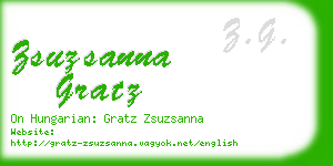 zsuzsanna gratz business card